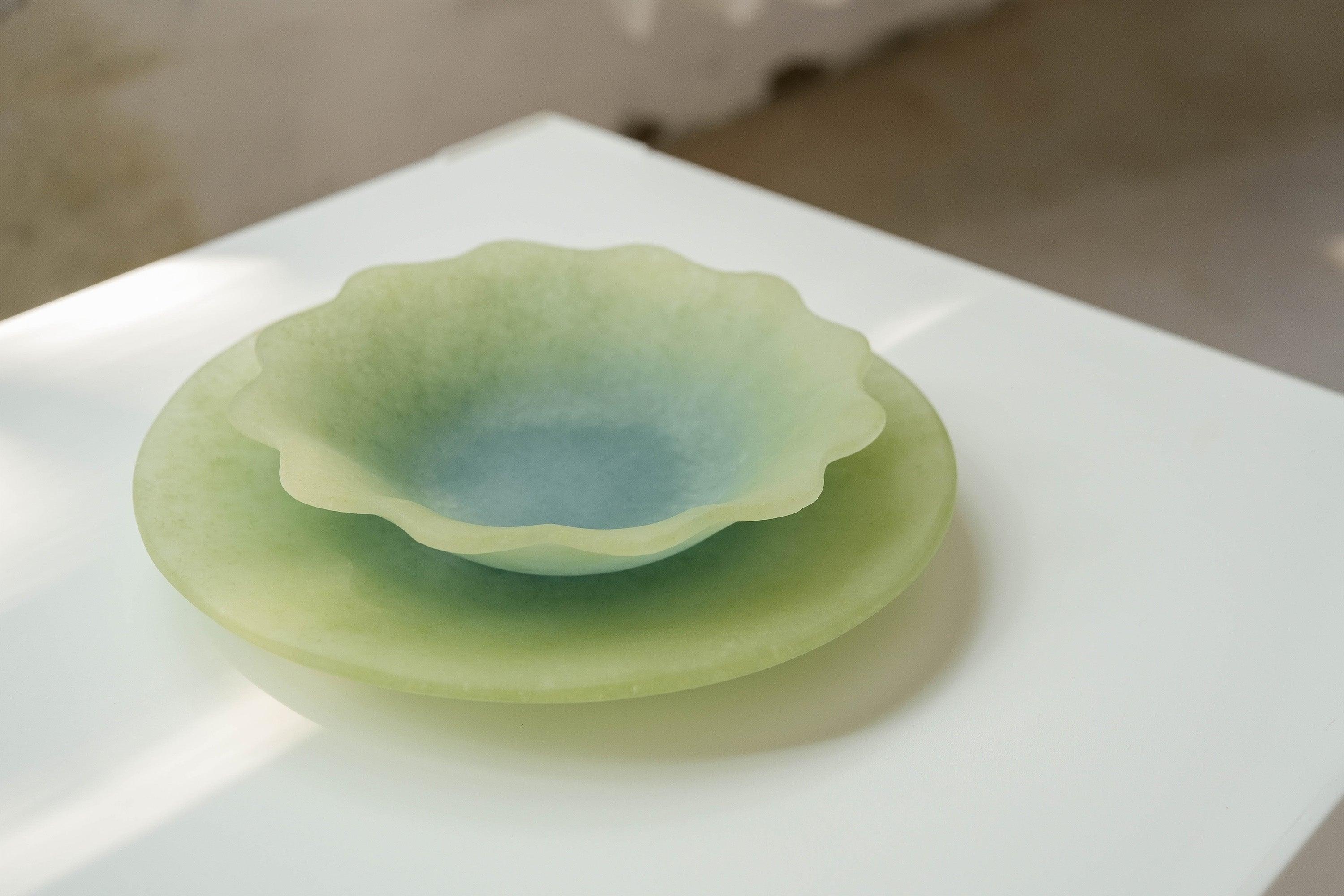 Mellow Artisan Glass Plate & Bowl Set - MirorLab