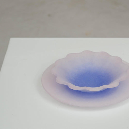 Mellow Artisan Glassware Plate & Bowl Set - Hover