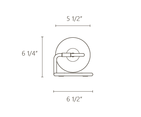 Miror Mini table lamp specifications diagram