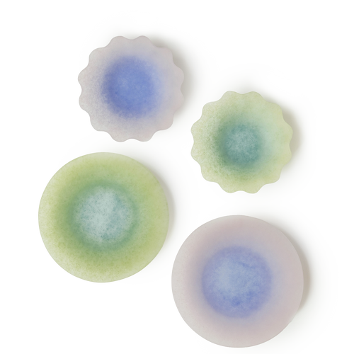 Mellow Artisan Glassware Plate & Bowl Set